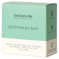 be.bare Peppermint, Lime & Tea Tree Bodywash Bar